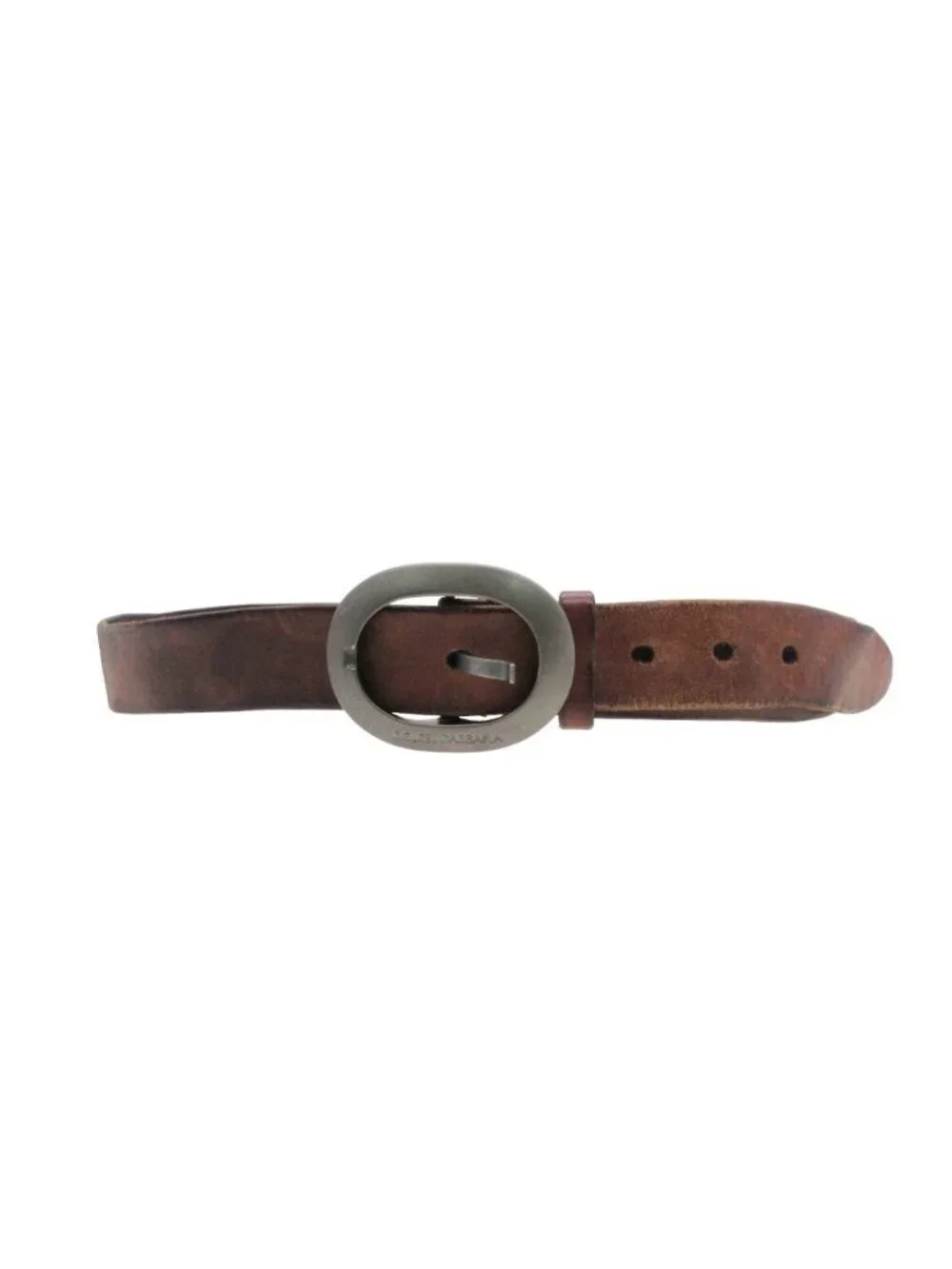 Dolce & Gabbana Belt Leather Brown 95